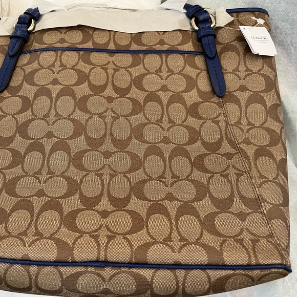 NEW WITH TAGS COACH WOMEN'S SMALL KELSEY SATCHEL KHAKI/BROWN BELOW $275 RETAIL - Picture 7 of 9